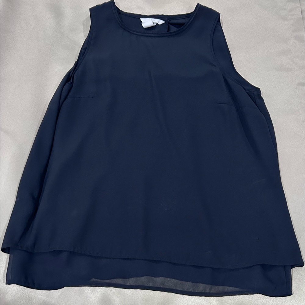 Navy blue blouse
